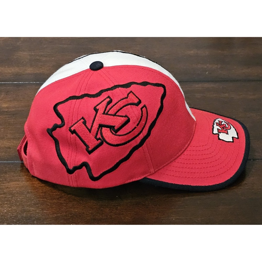 Vintage Reebok Kansas City Chiefs Embroidered Hat One Size Two Sided Arrowhead